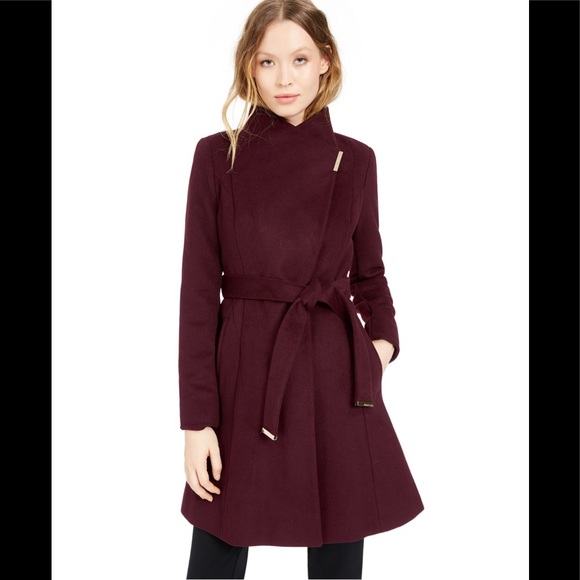 Michael Kors Jackets & Blazers - ⛔️SOLD⛔️NWT Michael Kors Asymmetrical Belted Coat